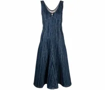 Ärmelloses Jeanskleid - Blau