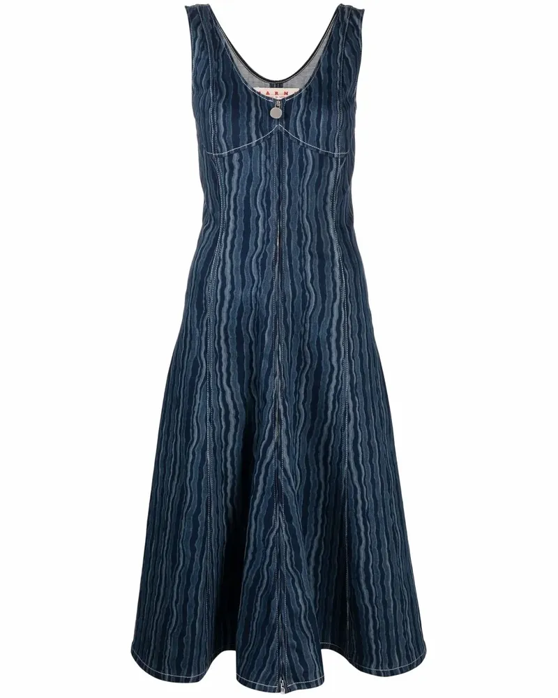 Marni Ärmelloses Jeanskleid - Blau Blau