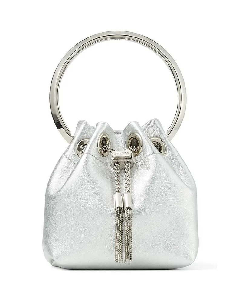 Jimmy Choo Bon Bon Beuteltasche - Silber Silber