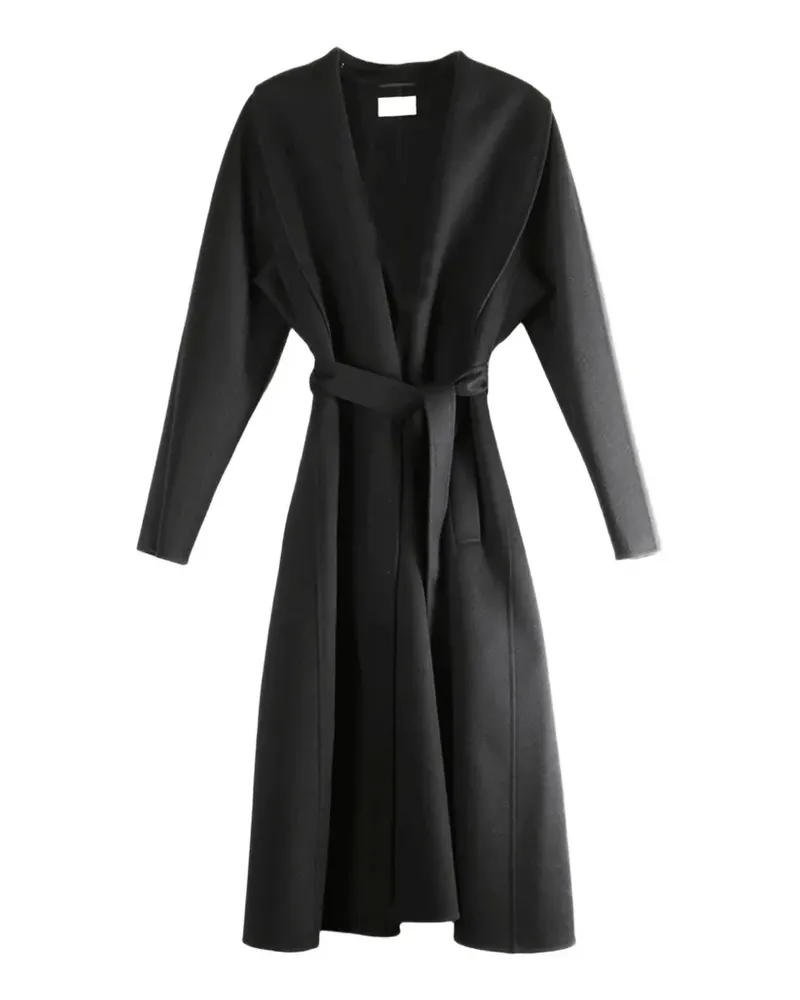 The Row belted coat - Schwarz Schwarz