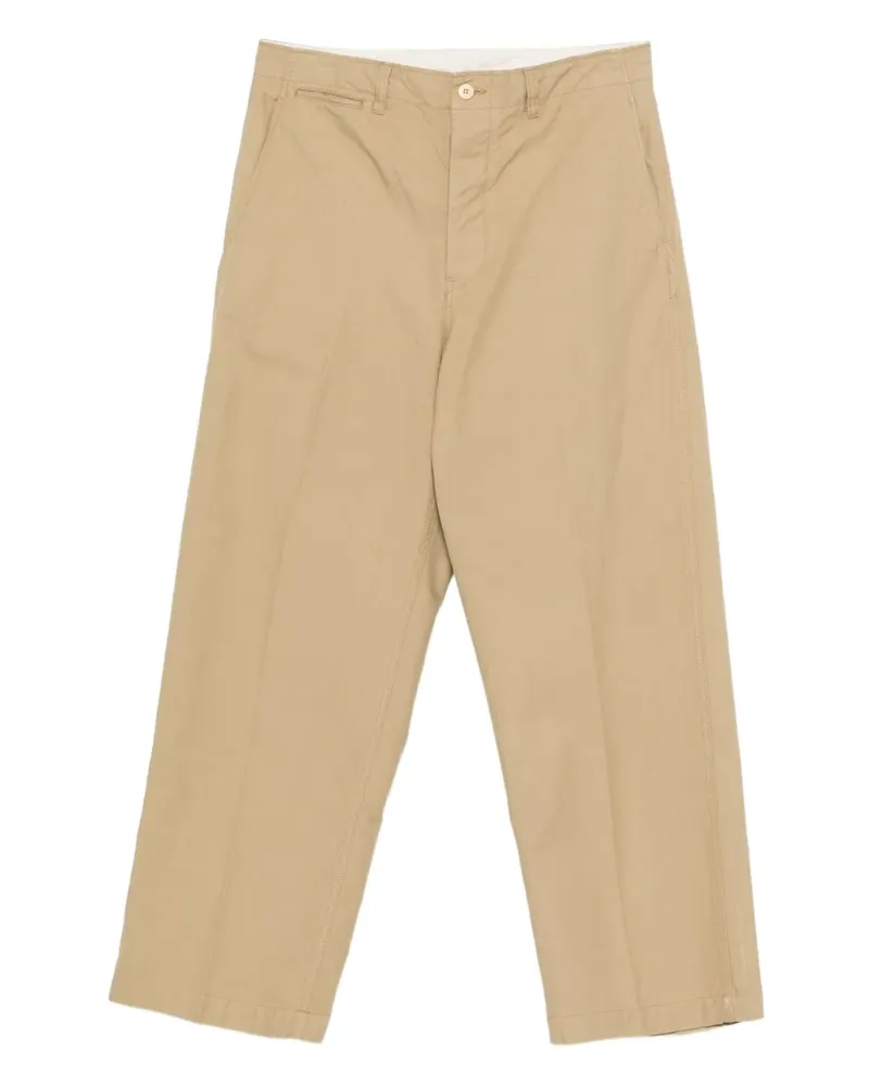 Visvim button-fastening chino trousers - Nude Nude