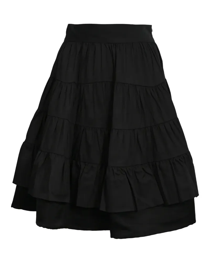 Sandro Tiered ruffled skirt - Schwarz Schwarz