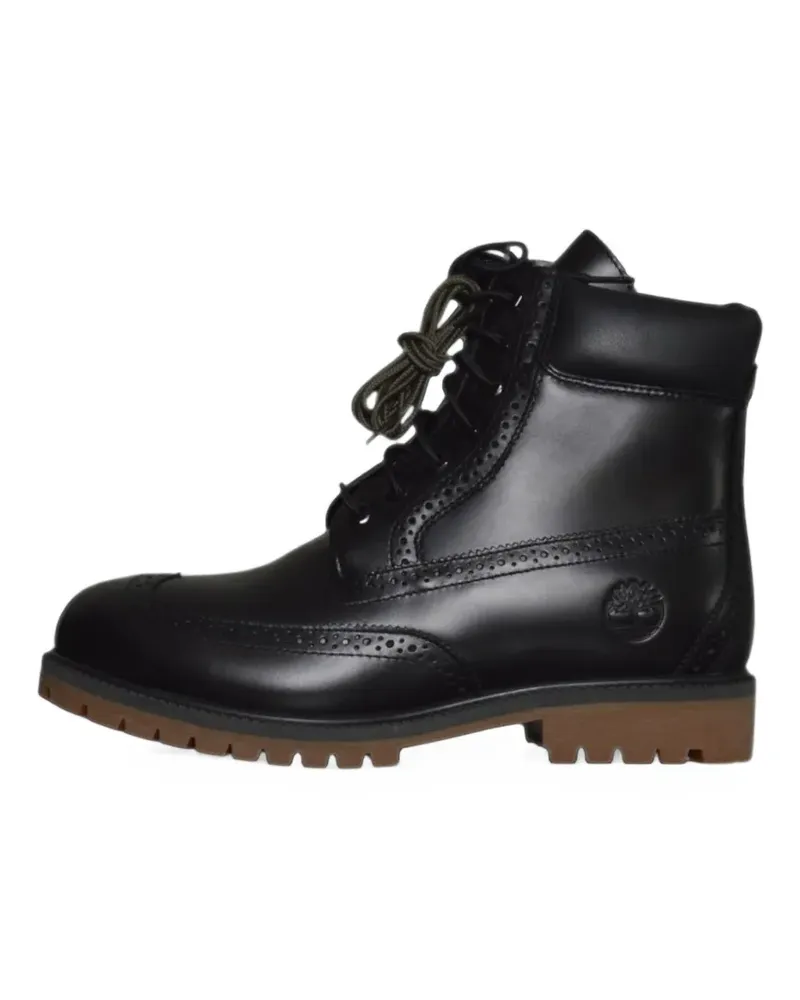 Timberland brogue-detail lace-up boots - Schwarz Schwarz