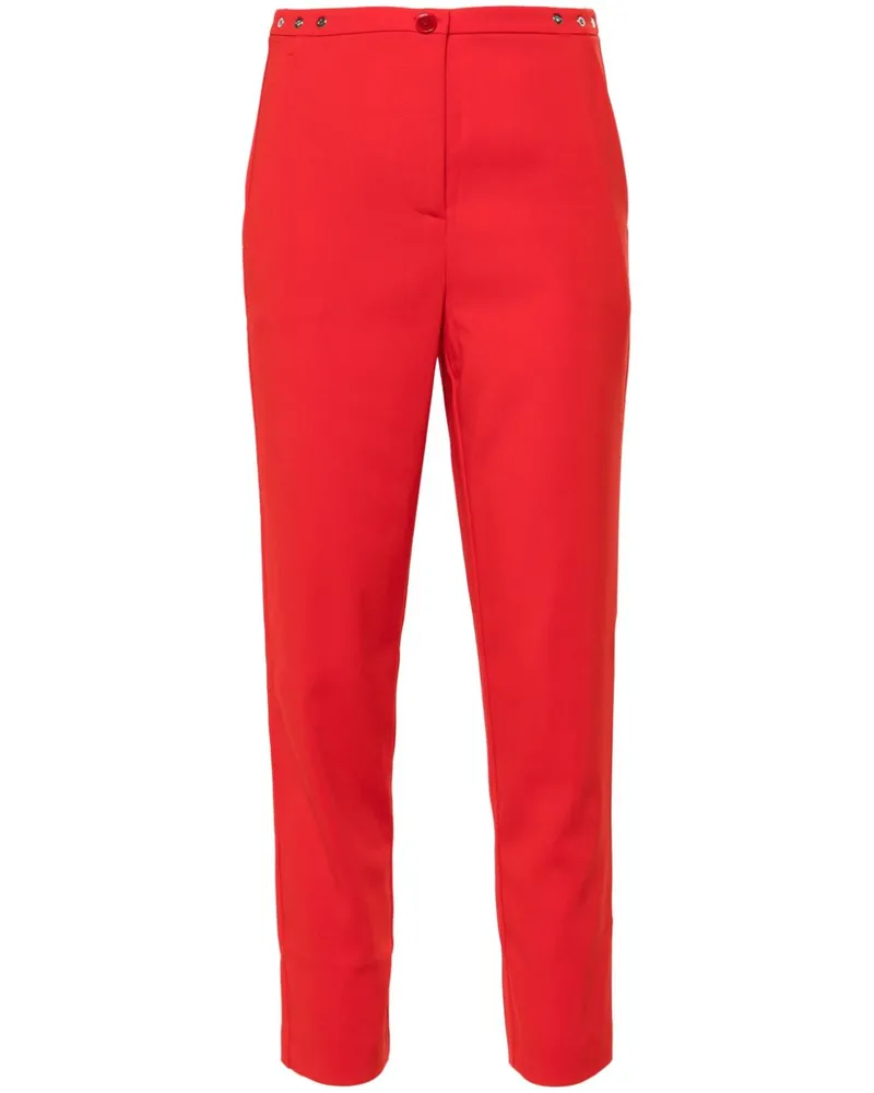 Patrizia Pepe Essential Cropped-Hose - Rot Rot