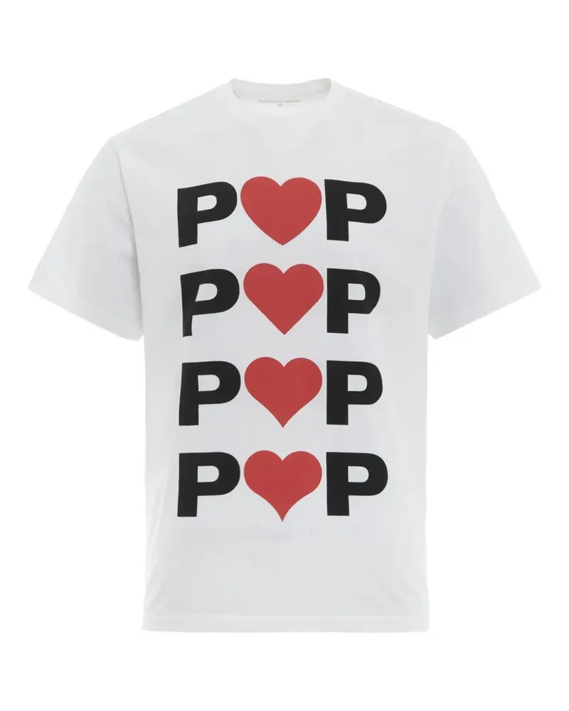 Pop Trading Company Pop Hearts T-Shirt - Weiß Weiß