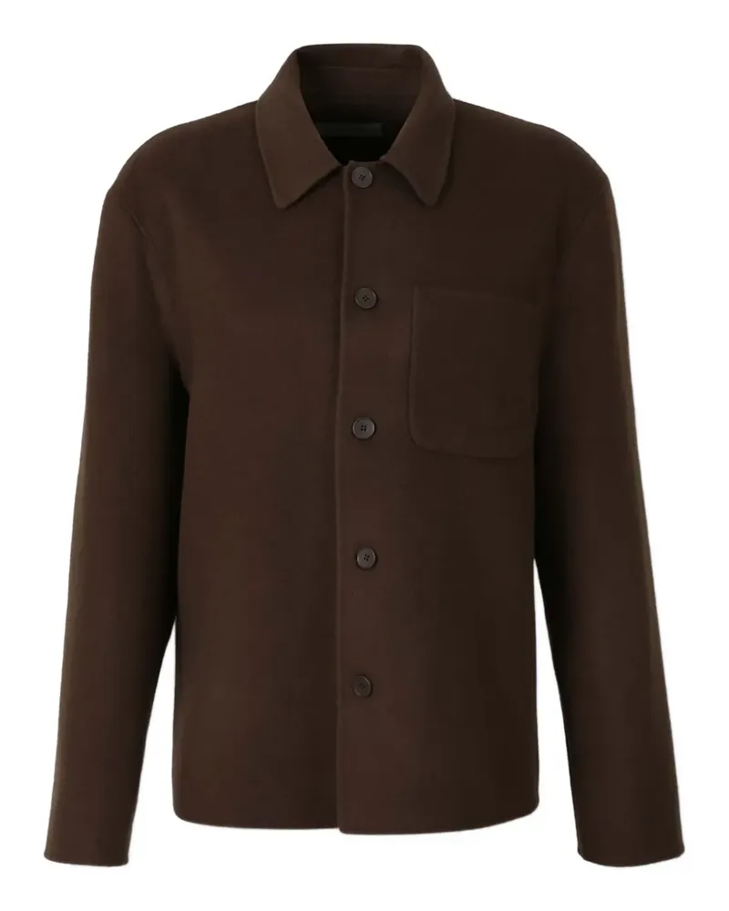Officine Generale Jacke mit aufgesetzter Tasche - Braun Braun