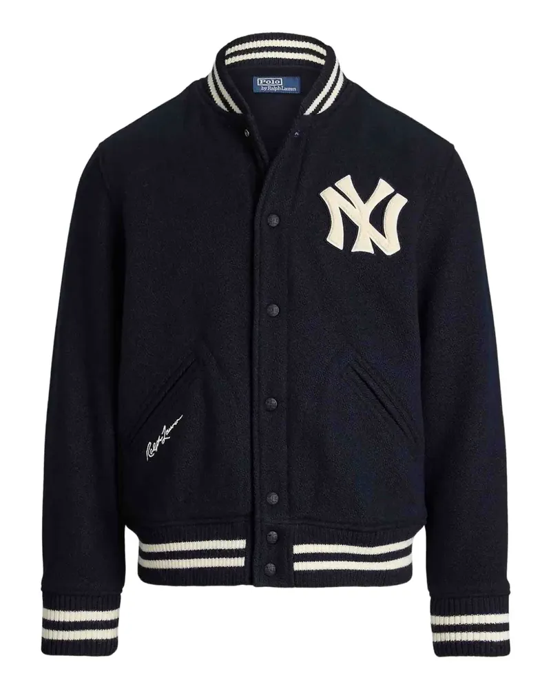 Ralph Lauren xYankees striped-hem jacket - Blau Blau