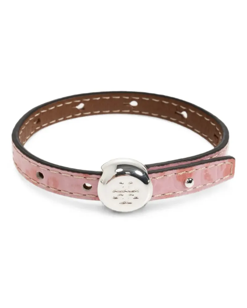 Tory Burch Icon leather bracelet - Silber Silber