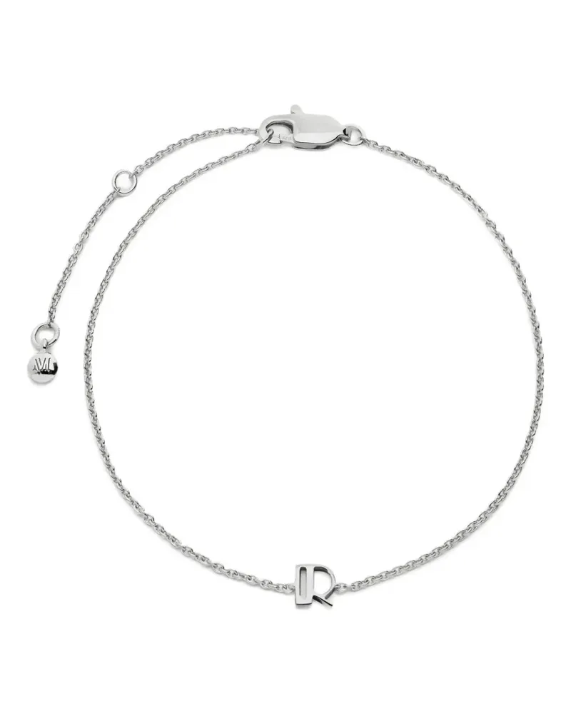 Monica Vinader Kettenarmband mit R-Motiv - Silber Silber