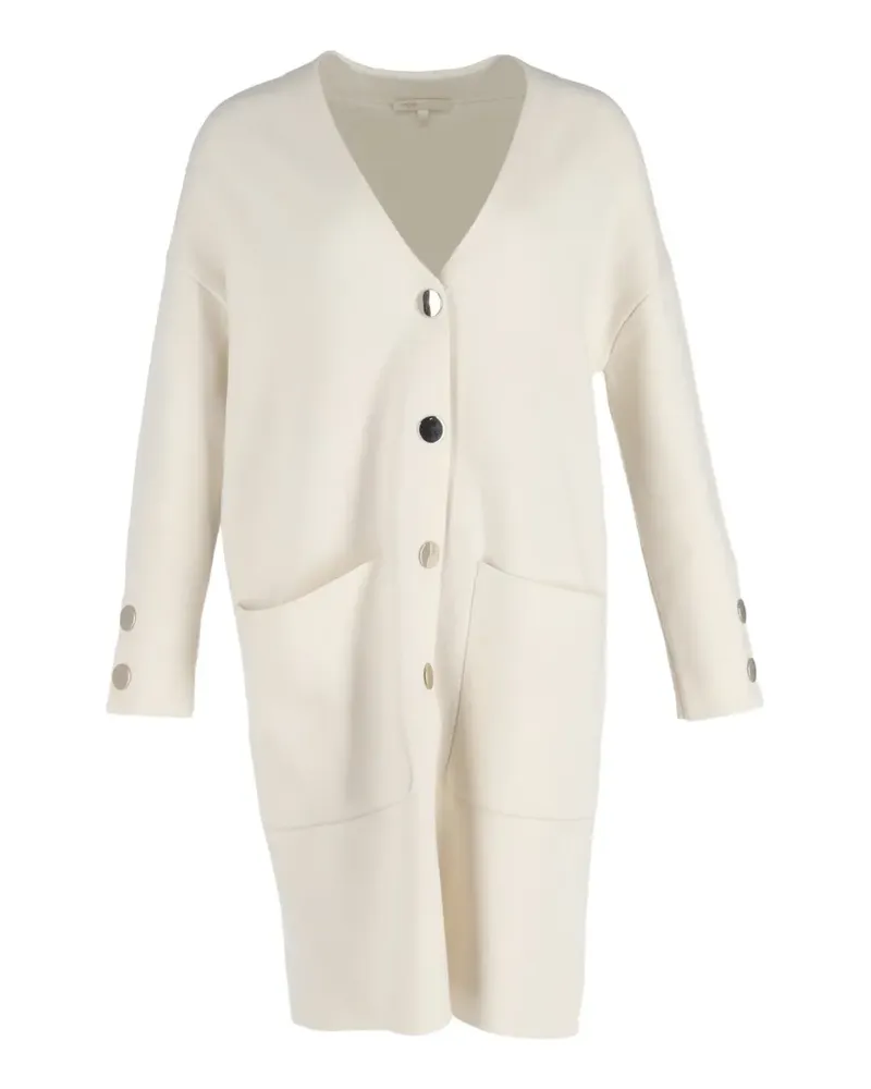 Maje buttoned pocket coat - Nude Nude
