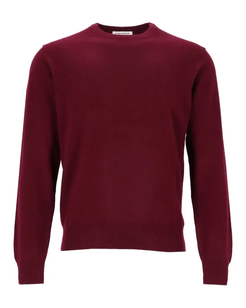 Al Duca D’Aosta 1902 fine-knit crew-neck sweater - Rot Rot