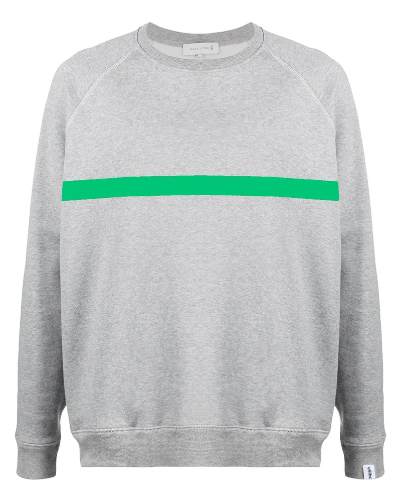 MACKINTOSH Sweatshirt mit Querstreifen - Grau Grau