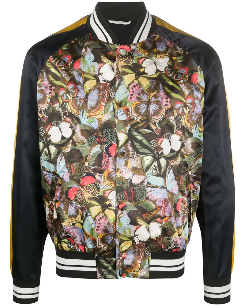 Valentino Garavani Bomberjacke mit Schmetterlingen - Gelb Gelb