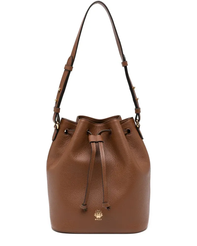 Bally Beuteltasche mit Kordelzug - Braun Braun