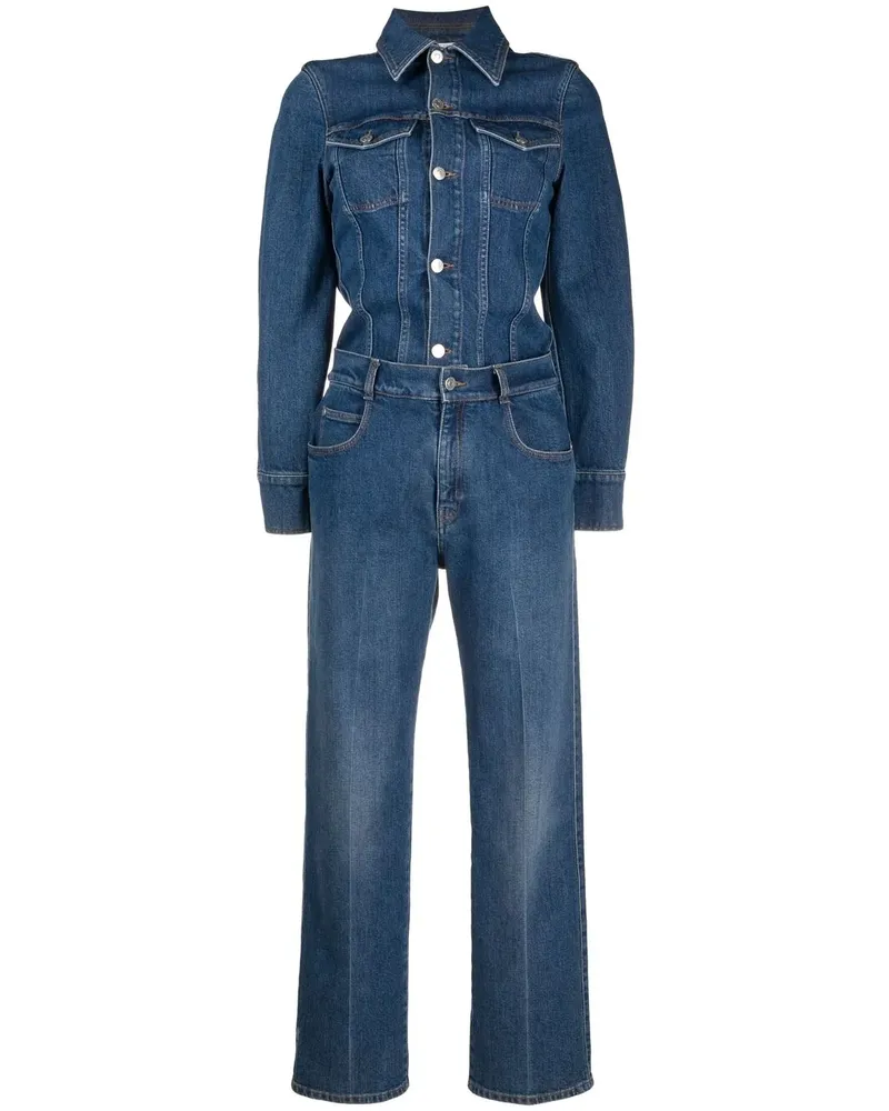 Stella McCartney Denim-Jumpsuit - Blau Blau