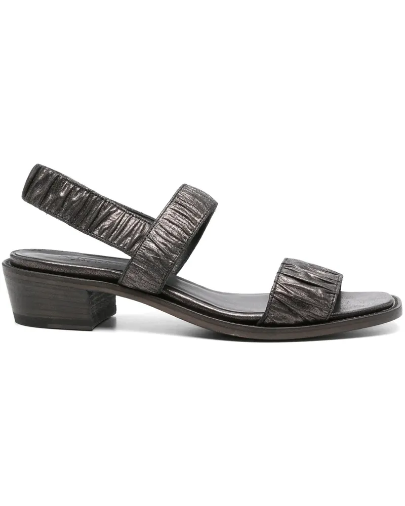Pantanetti Metallic-Sandalen - Grau Grau