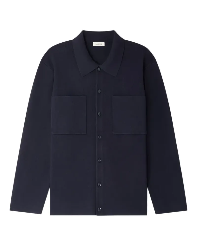 Sandro Cardigan mit langen Ärmeln - Blau Blau