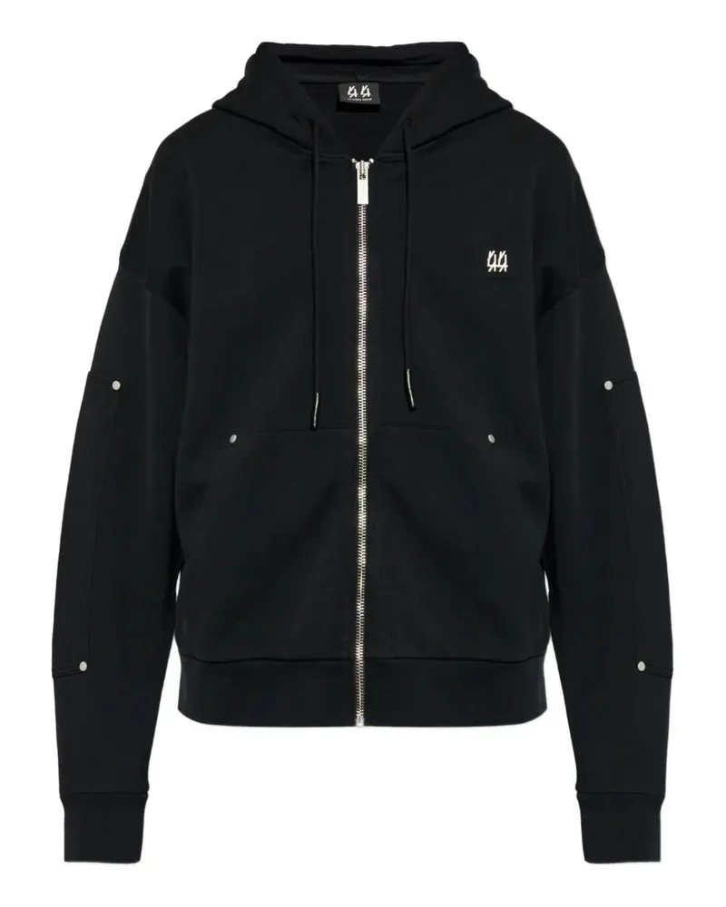 44 LABEL GROUP zip-up hoodie - Schwarz Schwarz