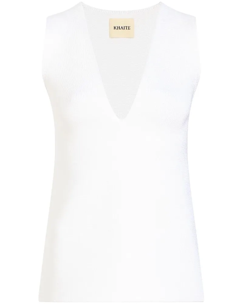KHAITE Heidi Tanktop - Weiß Weiß