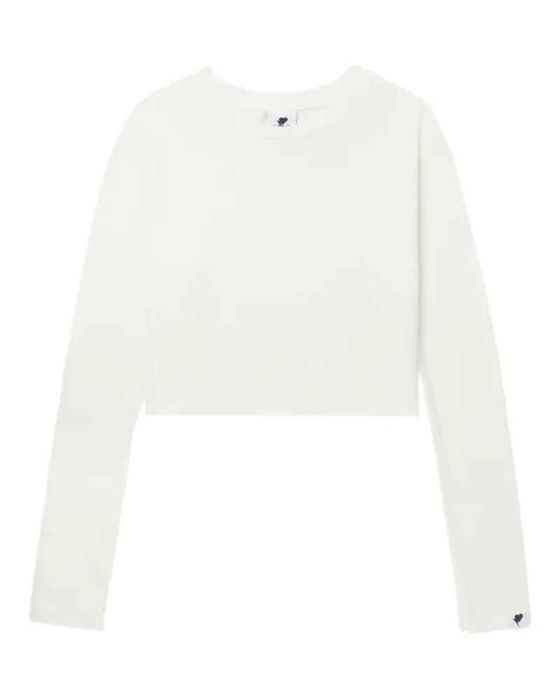 BAPE Langärmeliges Cropped-Oberteil - Nude Nude