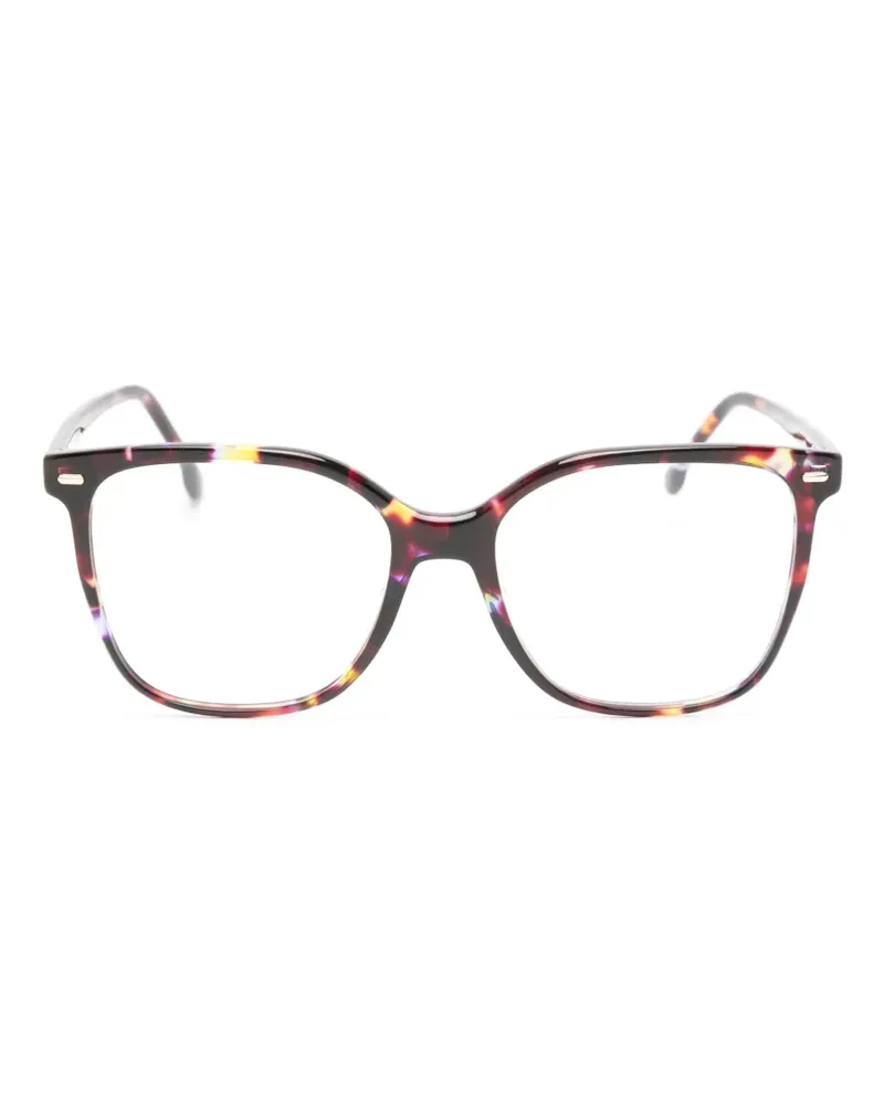 Carrera Geometrische Brille in Schildpattoptik - Braun Braun