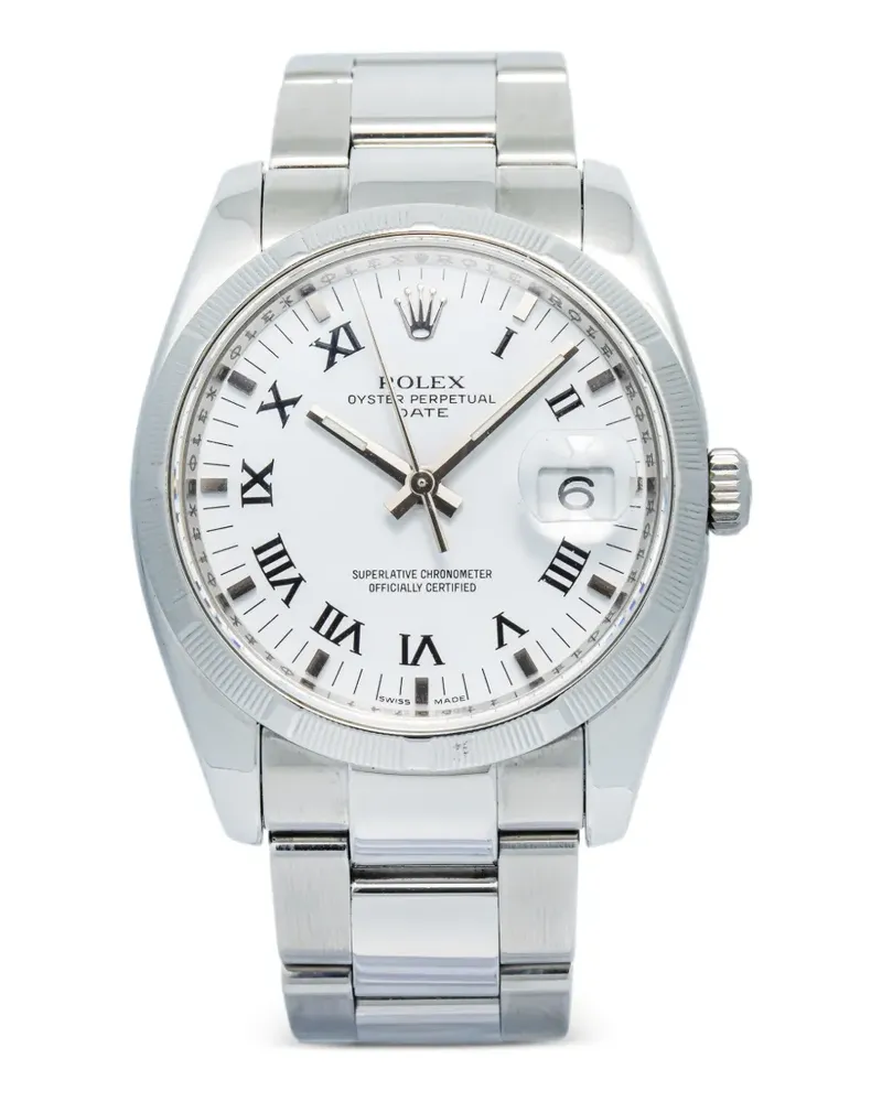 Rolex Oyster Perpetual date 34mm watch - Weiß Weiß