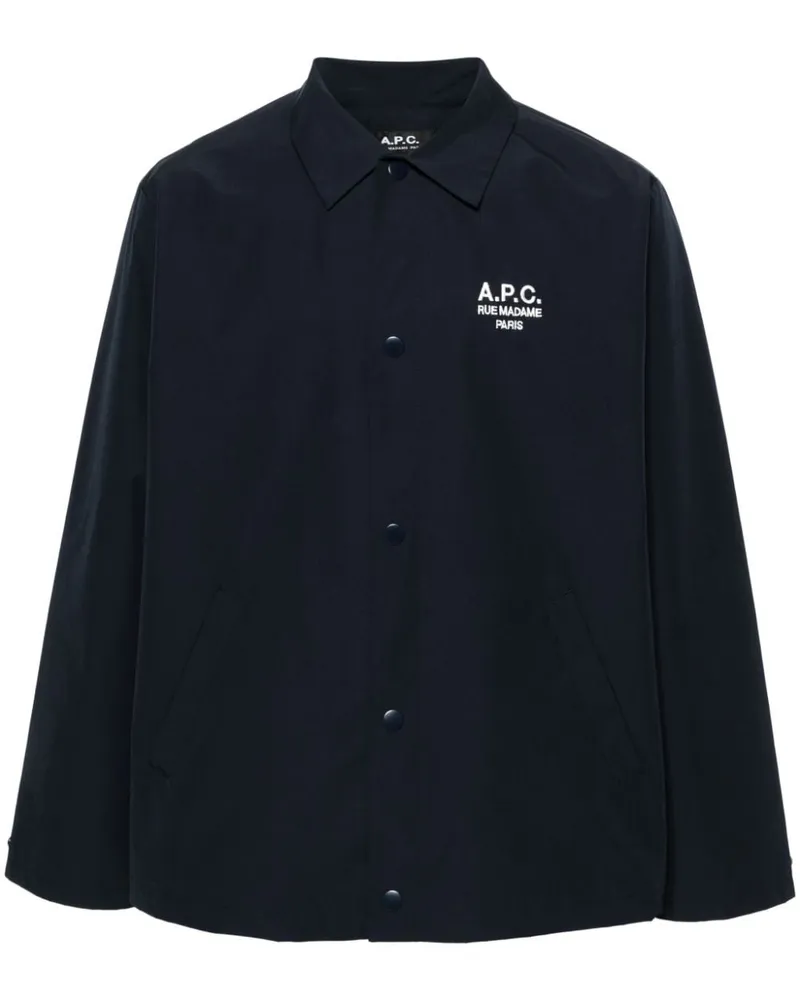 A.P.C. Regis Hemdjacke - Blau Blau
