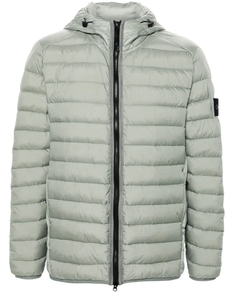 Stone Island Loom Woven Chambers R-Nylon Daunenjacke - Grau Grau