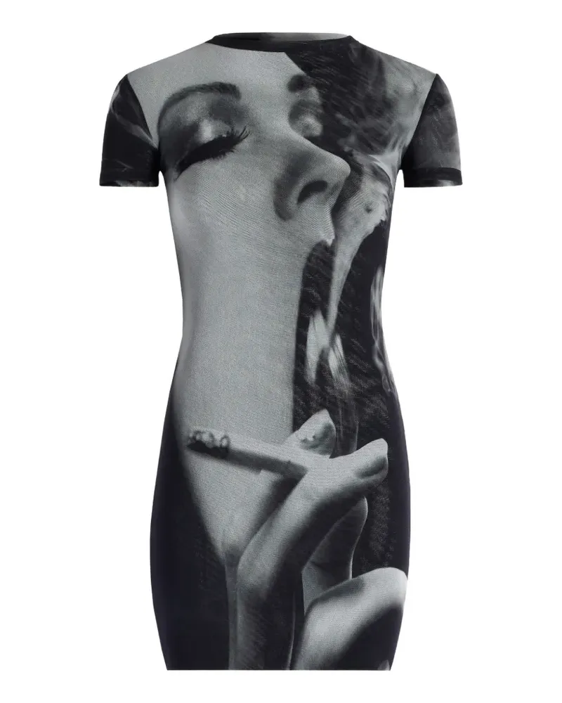 Jean Paul Gaultier The Smoking Woman dress - Schwarz Schwarz