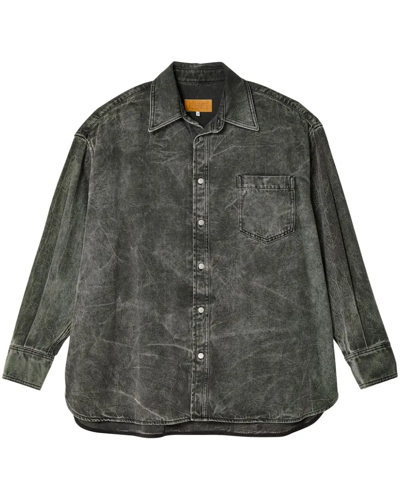 Maison Margiela Langärmeliges Jeanshemd - Grau Grau