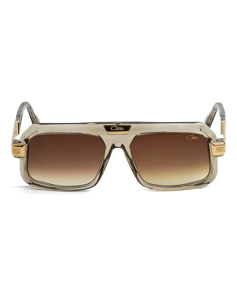 CAZAL 8051 Sonnenbrille mit eckigem Gestell - Braun Braun