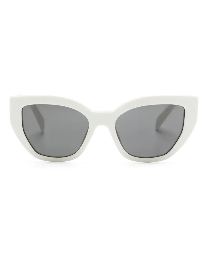 Prada Sonnenbrille im Cat-Eye-Design - Weiß Weiß