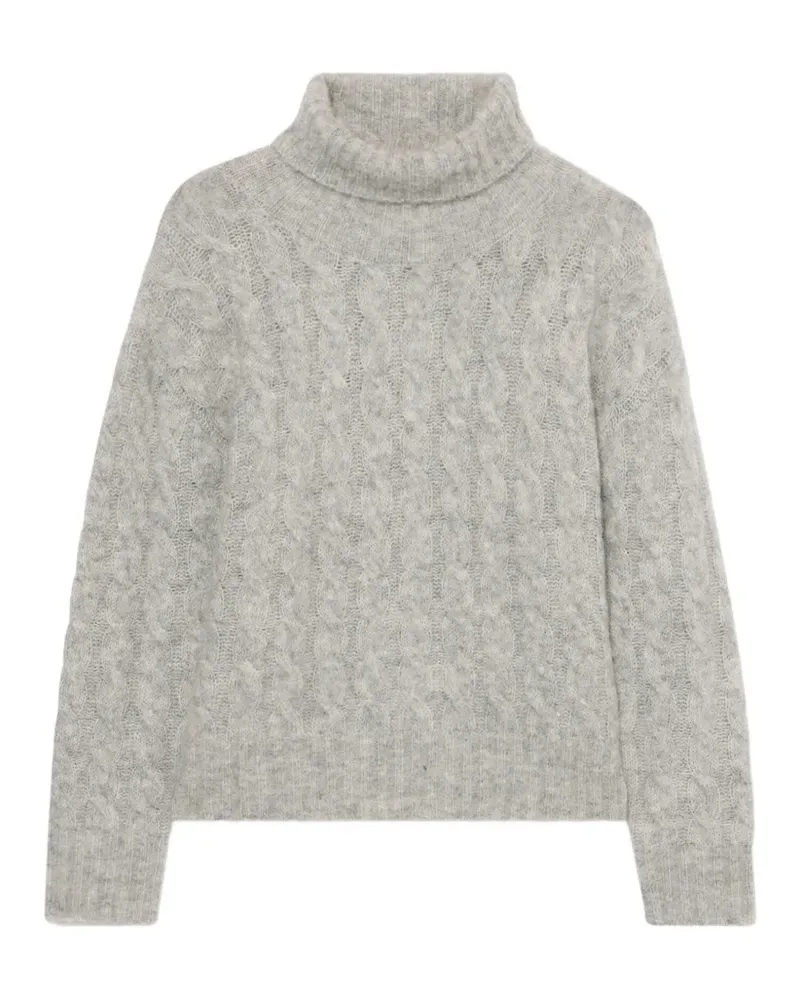 Brooks Brothers Langärmeliger Pullover - Grau Grau
