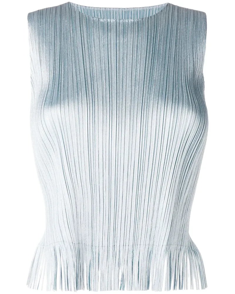 Issey Miyake Klassisches Oberteil - Blau Blau