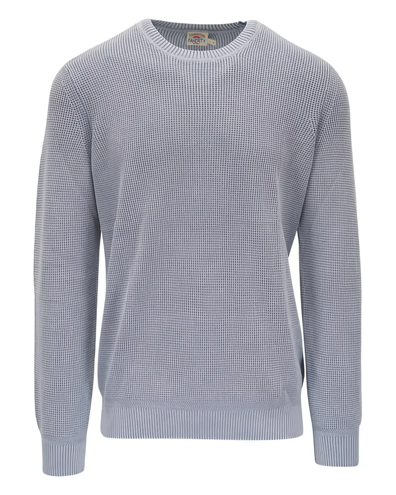 Faherty Sunwashed waffle-knit sweater - Grau Grau
