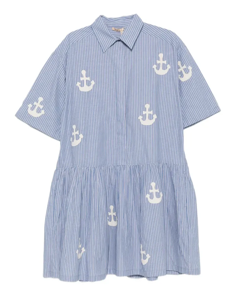 Stella Nova striped mini dress - Blau Blau