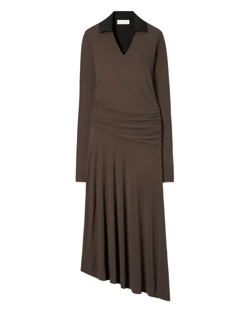 Tory Burch Gerafftes Kleid - Braun Braun