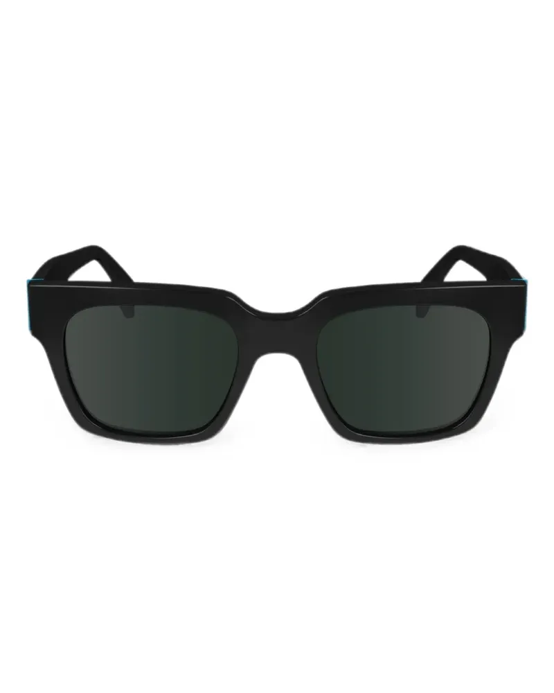 Paul Smith Kenley Sonnenbrille mit eckigem Gestell - Schwarz Schwarz