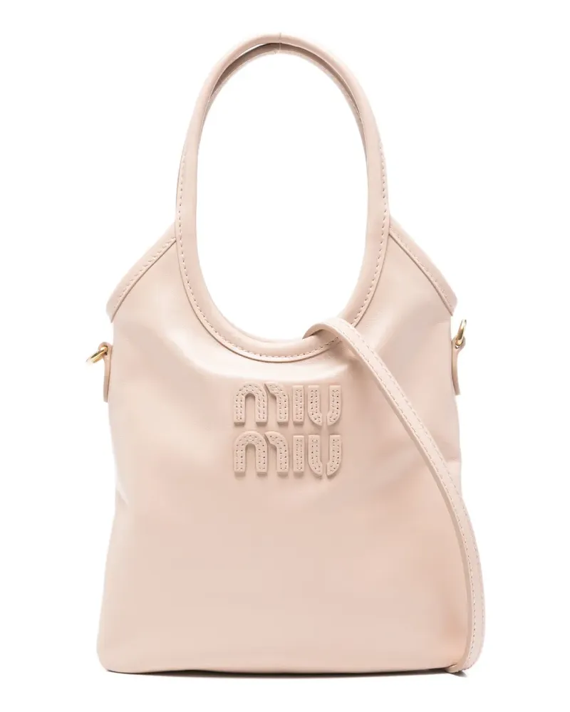 Miu Miu Shopper mit Logo-Prägung - Rosa Rosa