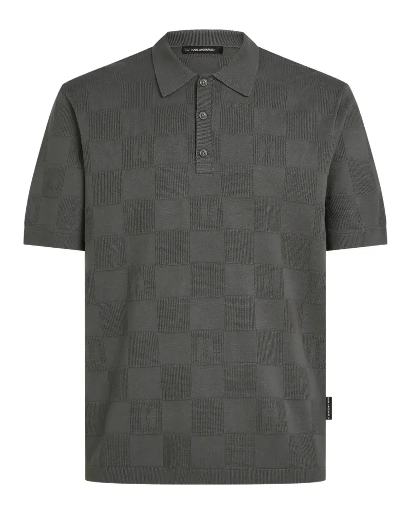 Karl Lagerfeld Kariertes Hemd - Grau Grau