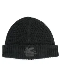 Etro Beanie mit Logo-Stickerei Schwarz