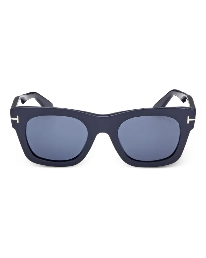 Tom Ford Eckige Sonnenbrille - Blau Blau