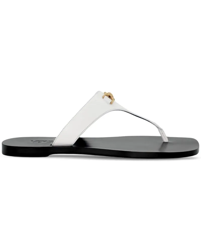 Versace Sandalen mit Medusa-Schild - Weiß Weiß