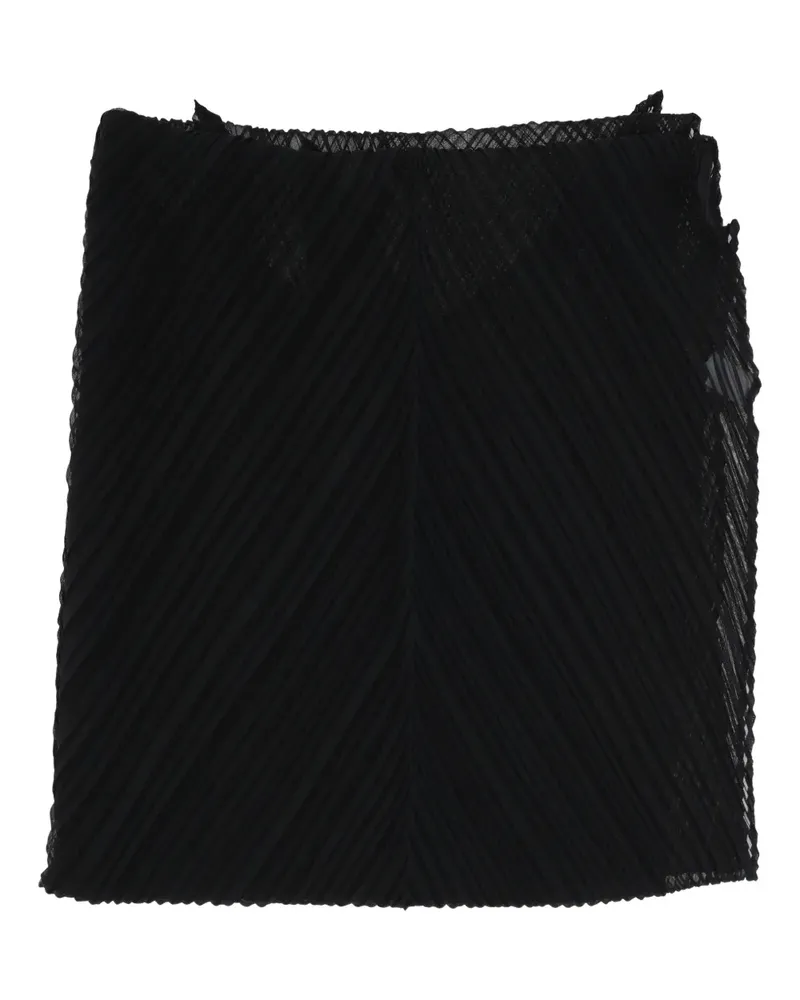 Issey Miyake pleated scarf - Schwarz Schwarz