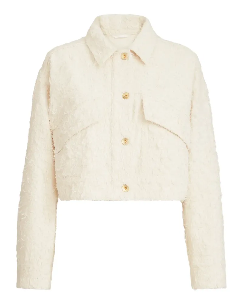 Brunello Cucinelli Jacke mit verschwommener Struktur - Nude Nude