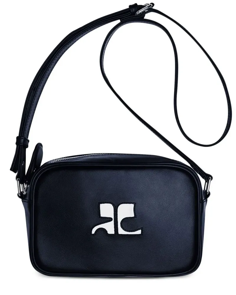 Courrèges Umhängetasche mit Logo - Blau Blau