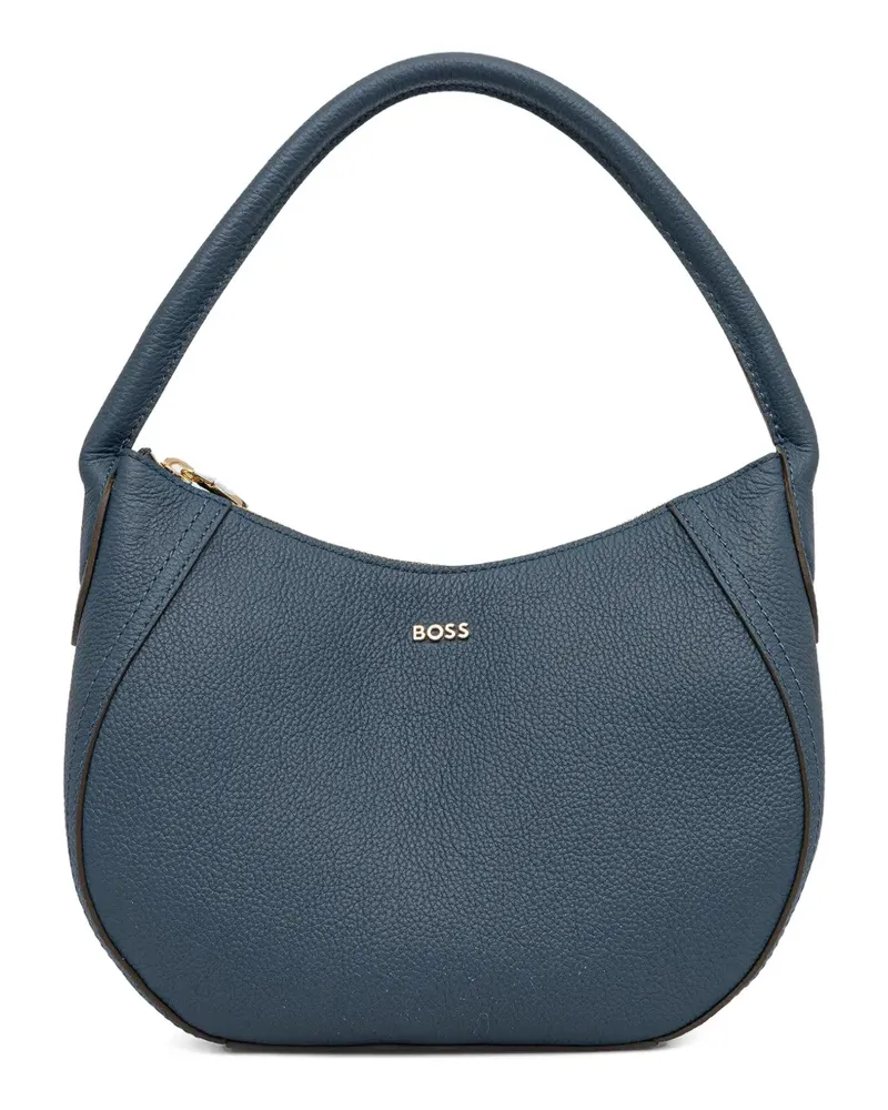 HUGO BOSS Abgerundete Schultertasche - Blau Blau