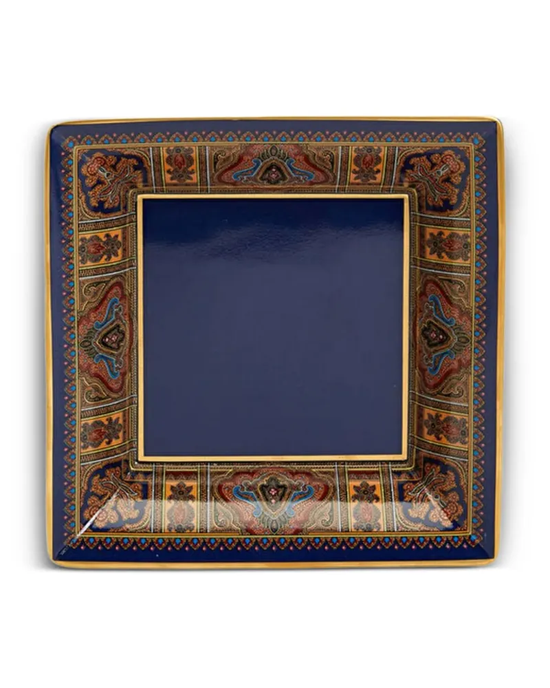 Etro Cachemire Schmuckablage mit eckigem Ausschnitt - Blau Blau