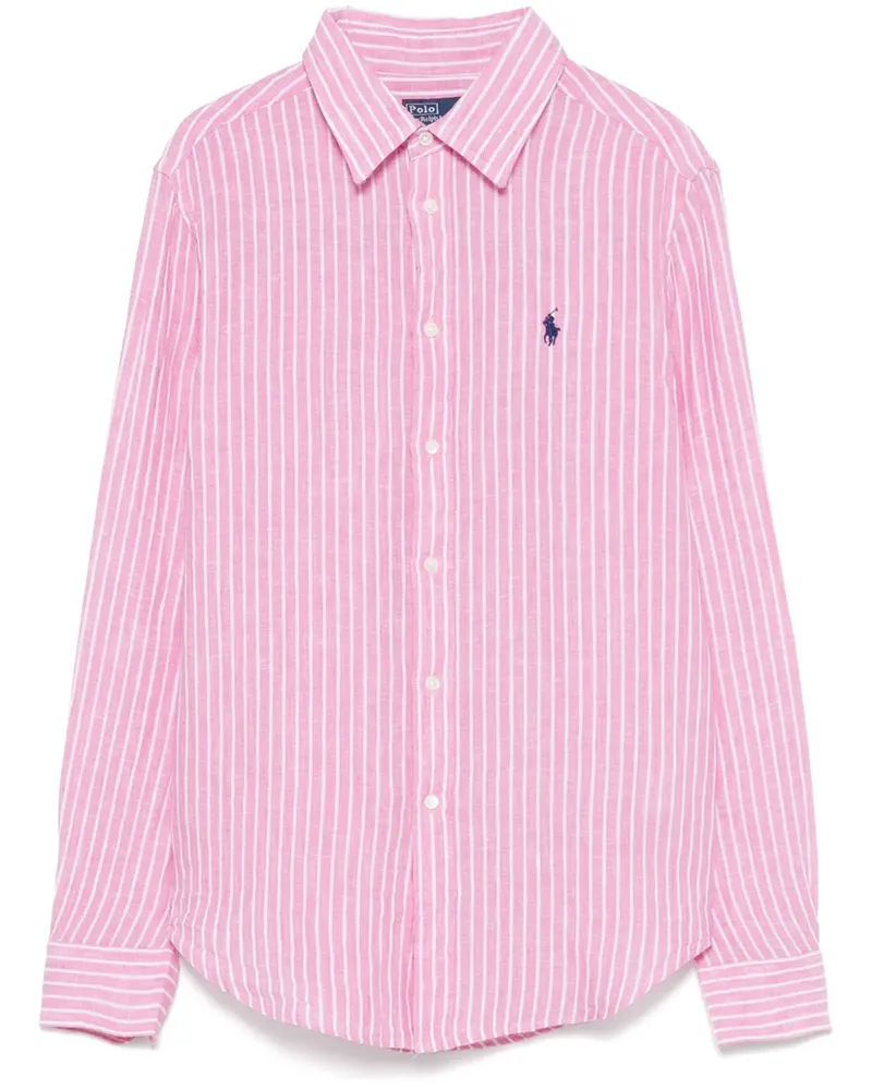 Ralph Lauren Gestreiftes Hemd - Rosa Rosa
