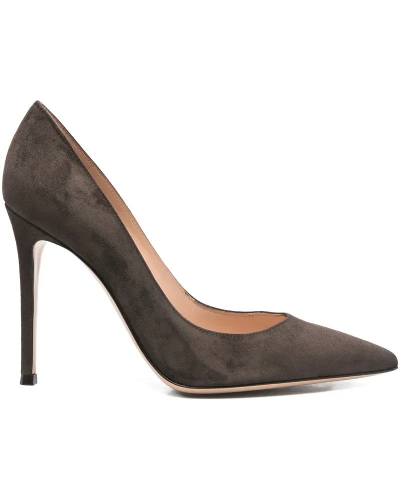 Gianvito Rossi Spitze Pumps aus Wildleder - Braun Braun